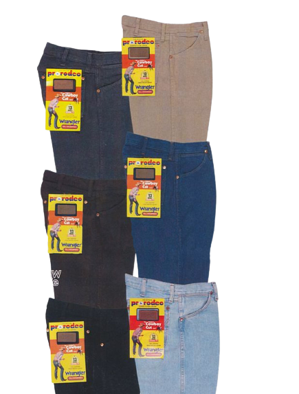 PANTALON WRANGLER 13MW L34 ET NARANJA MEZCLILLA ORIGINAL FIT