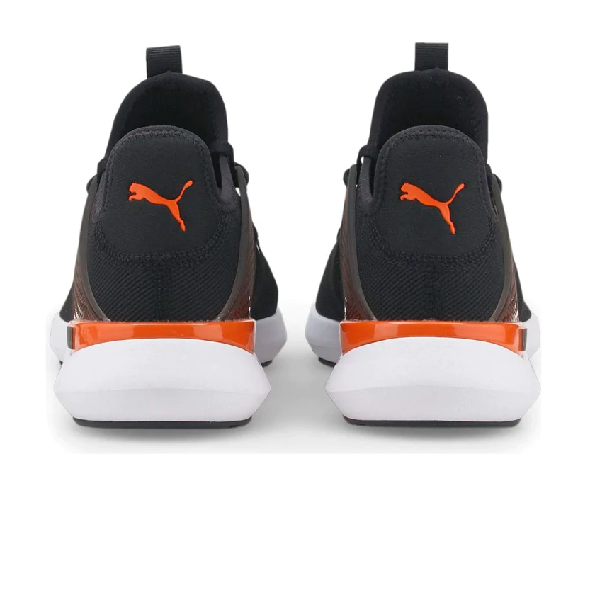 Puma black and orange shoes best sale