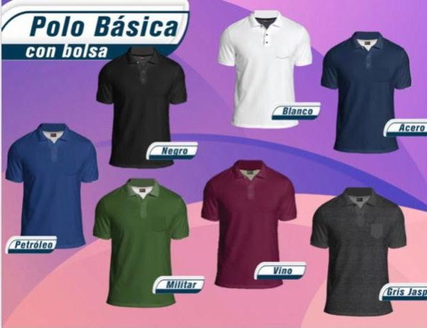 Playera polo con discount bolsa