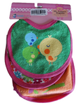 BABERO MI PRIMER REGALO E-50008-1 BABEROS 3 PACK CHICOS TOALLA CON HULE BASICO
