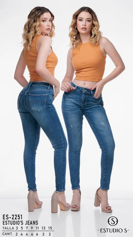 PANTALON ESTUDIOS ES-2251 PANTALON SKINNY DAMA