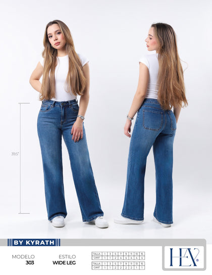 PANTALON HEAY 303 PANTALON WIDE LEG DAMA