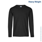 C0304 COLORES EEG PLAYERA PESO COMPLETO CUELLO REDONDO MANGA LARGA PARA CABALLERO 195 GR/M2 CHIFLON 100% ALGODON