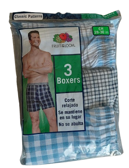 Boxer de cuadros sale