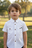 CAMISA DODO 1300030 CAMISA LISA MC BASICA NIÑO
