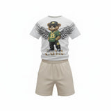 CONJUNTO YIMAI PC-A517 CONJUNTO PLAYERA SHORT NIÑO