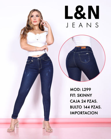 PANTALON L&N L299 PANTALON SKINNY DAMA