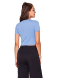 BLUSA ILUSION 40026 PLAYERA MC DAMA