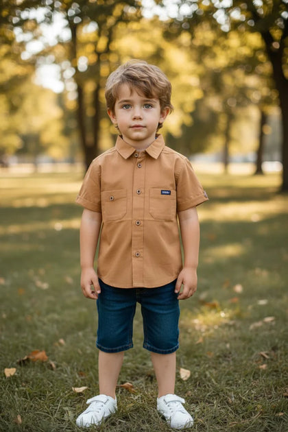 CAMISA DODO 13000523 CAMISA LISA MC BASICA NIÑO