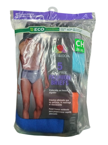 TRUSA FRUIT OF THE LOOM 5R461CM TRUSA MODA COLOR FASHION BRIEFS 5 PK