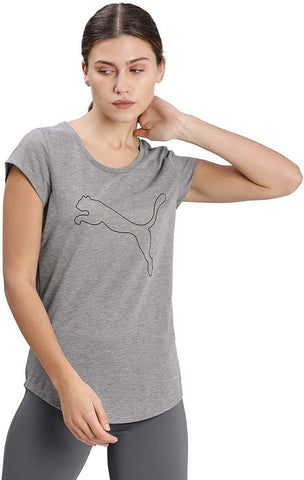 BLUSA PUMA 52032003 DAM PERFORMANCE HEATHER CAT TEE W