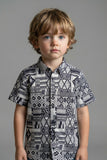 CAMISA KRACTO CASIO CAMISA NIÑO ESTAMPADA MC