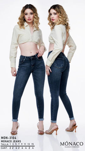 PANTALON MONACO MON-3104 PANTALON SKINNY DAMA