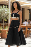 COORDINADO YIMAI MY1006 CONJUNTO BLUSA TANK FALDA DAMA