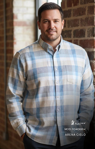 CAMISA ALQUIMIA 110406814 CAMISA CUADROS CAB EXTRAS