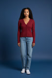 BLUSA YIMAI MIS0068 BLUSA CV ABIERTA ML DAM