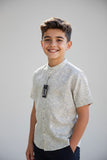 CAMISA KRACTO MERK CAMISA MAO NIÑO ESTAMPADA MC