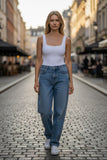 BLUSA LONDON FASHION 2436 BLUSA TANK DAMA