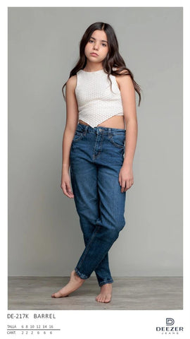 PANTALON DEEZER DE-217K PANTALON MOMFIT NIÑA