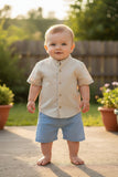 CAMISA KRACTO ONIX CAMISA LISA MAO MC BEBE