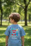 PLAYERA MAD PANDA MPT-0268A PLAYERA OVERSIZE MINI PRINT MC CR NIÑO