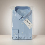 CAMISA RAMATY CM13004 CAMISA VESTIR ML POLIESTER ELASTANO