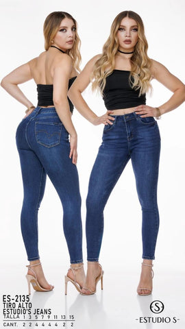 PANTALON ESTUDIOS ES-2135 PANTALON SKINNY TIRO ALTO DAMA