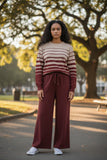 COORDINADO YIMAI MIS0044 CONJUNTO TEJIDO SUETER PANTALON DAMA