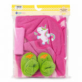 SET MI PRIMER REGALO E-40041 SET DE BAÑO TOALLA, BABERO, ZAPATINES Y FACIALES BASICO