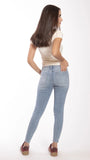 PANTALON BALAM BL7162 PANTALON HIGH RISE SKINNY DAMA RASPADO