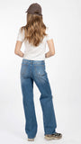 PANTALON BALAM BL7704 PANTALON WIDE LEG ROTO DAMA