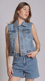 CHALECO BALAM BL7433 CHALECO MEZCLILLA DAMA