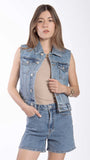 CHALECO BALAM BL7433 CHALECO MEZCLILLA DAMA