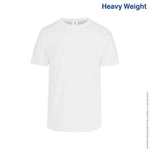 C0300 BLANCOS EEEG PLAYERA PESO COMPLETO CUELLO REDONDO MANGA CORTA PARA CABALLERO 195 GR/M2 CHIFON 100% ALGODON BASICO