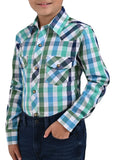 CAMISA YALE 03-5041-VQ03 CAMISA VAQUERA CUADROS NIÑO