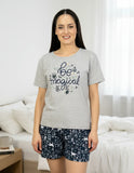 PIJAMA TOPS&BOTTOMS 26421 T&B DAM OI24 MIDNIGHT MC/SHORT