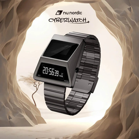 iNU200150 Digital  CiberWatch  Metal Negro
