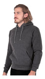 SUDADERA GIOVANNI GALI DAVE GRIS OSCURO BMM25991 SUDADERA CERRADA CANGURERA GORRO