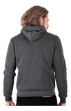SUDADERA GIOVANNI GALI DAVE GRIS OSCURO BMM25991 SUDADERA CERRADA CANGURERA GORRO