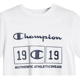 PLAYERA CHAMPIONS GP01MFW25017010 CAB CHAMPION 19 C 19 SCRIPT LOGO MEN TEE
