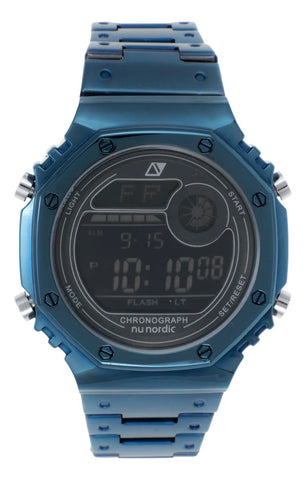RELOJ NUNORDIC INU200089 Reloj Digital Octagonal Metal Verde