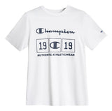 PLAYERA CHAMPIONS GP01MFW25017010 CAB CHAMPION 19 C 19 SCRIPT LOGO MEN TEE