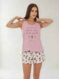 PIJAMA TOPS&BOTTOMS 20381 T&B DAM PV25 PIJAMA TANK SHORT