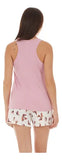 PIJAMA TOPS&BOTTOMS 20381 T&B DAM PV25 PIJAMA TANK SHORT