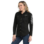 CAMISA WRANGLER 112334013 CAMISA DAMA VAQUERA BASICA ML