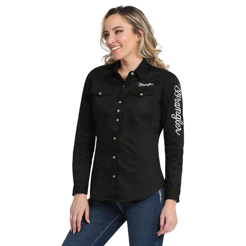 CAMISA WRANGLER 112334013 CAMISA DAMA VAQUERA BASICA ML