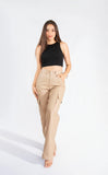 PANTALON DOUX DXD0276 PANTALON CARGO VINIPIEL DAMA