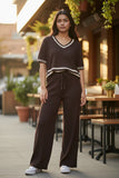 COORDINADO YIMAI MIS00122 CONJUNTO TEJIDO BLUSA PANTALON DAMA