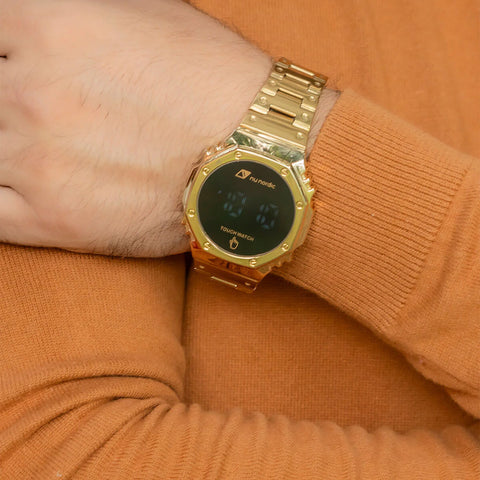 RELOJ NUNORDIC iNU0025904 Reloj Digital nunordic color Oro octagonal estencible metal caballero