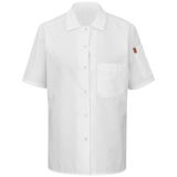 CAMISA RED KAP 501XWH F SS COOK SHIRT W/ MIMIX AND OB